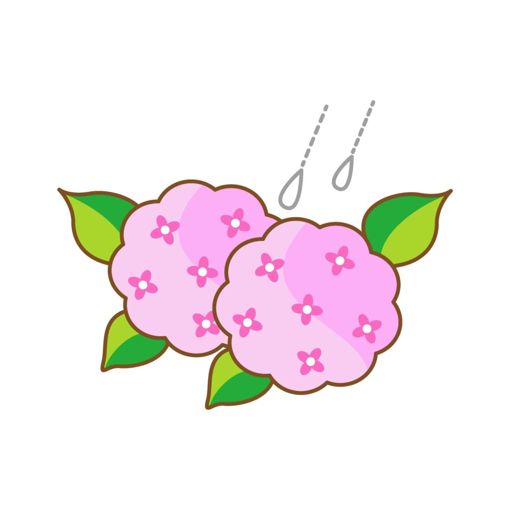 ６月、梅雨の季節ののイメージイ