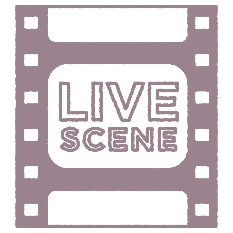 ライブを描いた､手書き風の温か