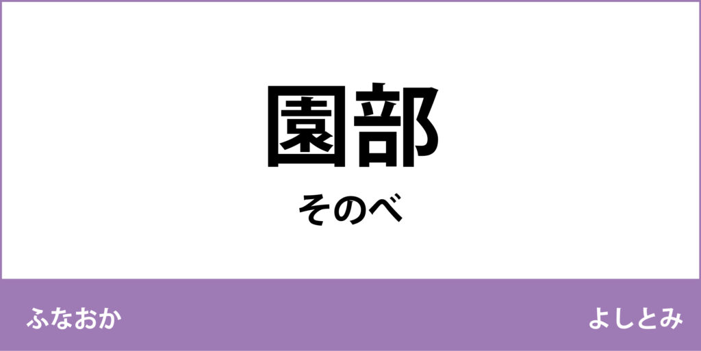 駅名標「園部駅」のアイコンです