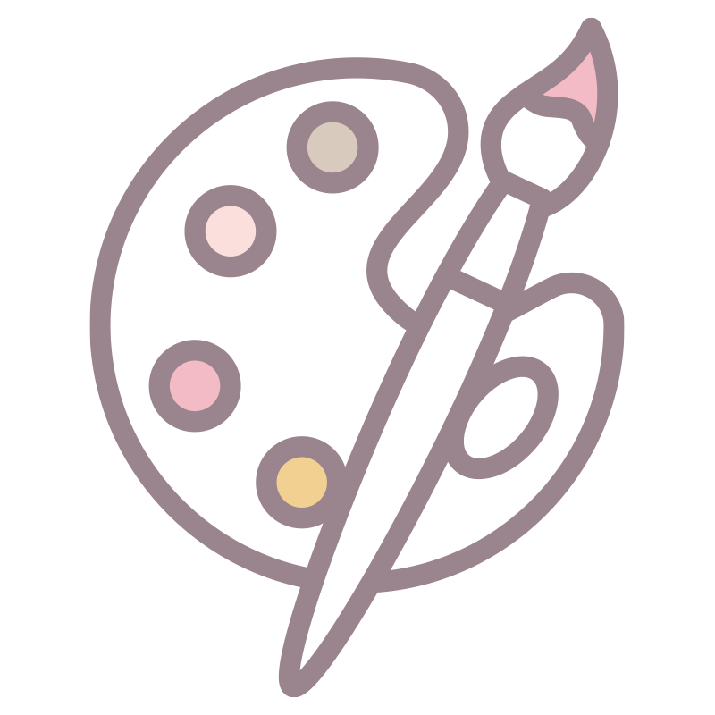 趣味を描いた､手書き風の温かみ