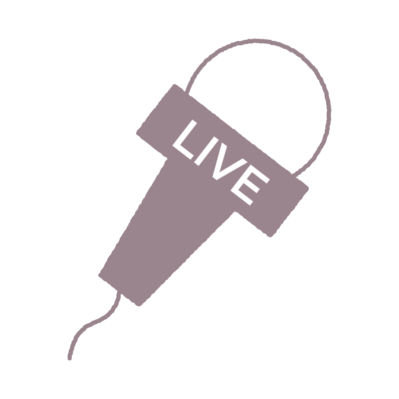 ライブを描いた､手書き風の温か