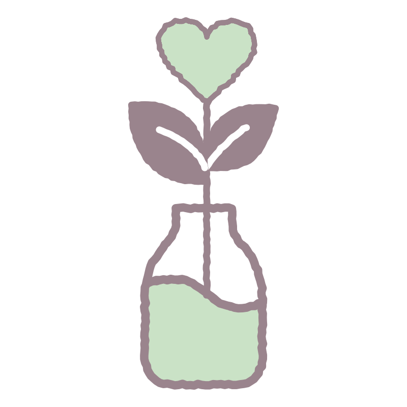 成長を描いた､手書き風の温かみ