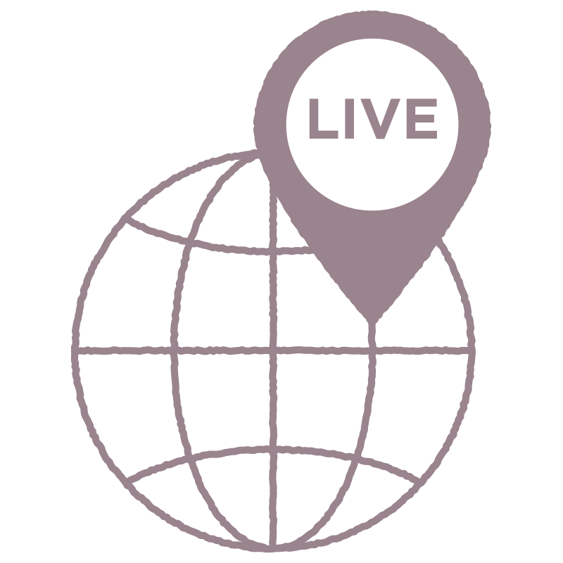 ライブを描いた､手書き風の温か