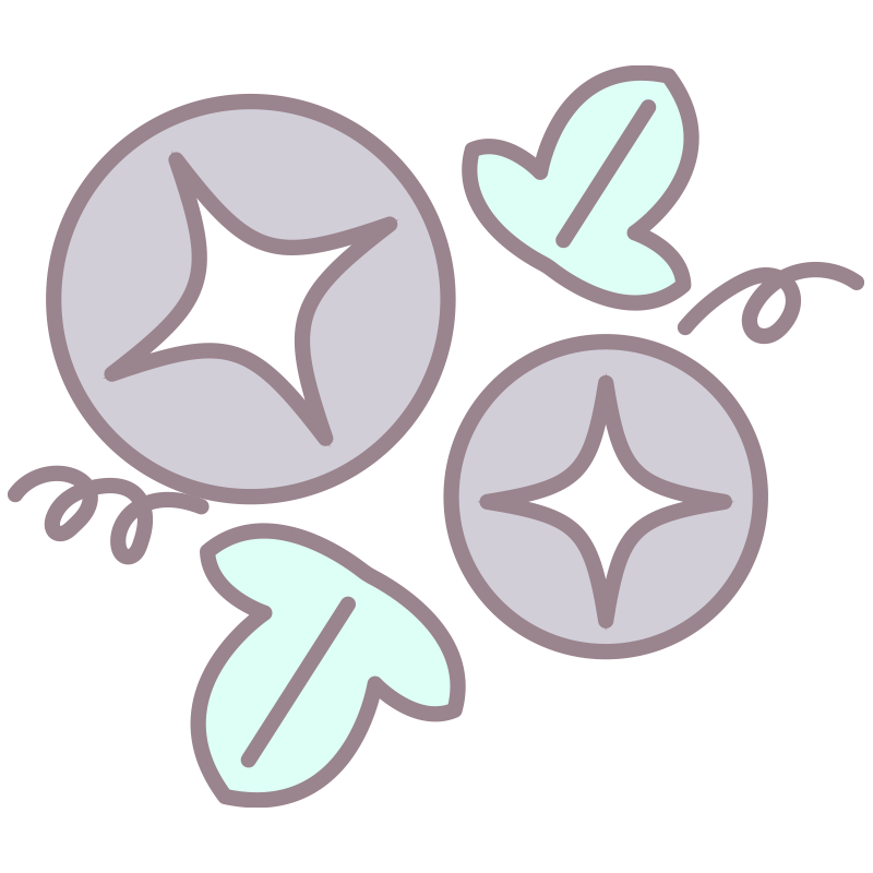 朝顔を描いたシンプルなモノクロ