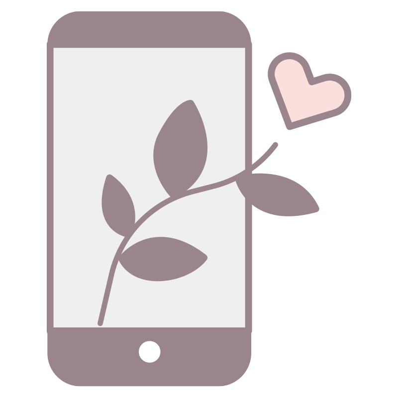 デジタルデトックスを描いた､手