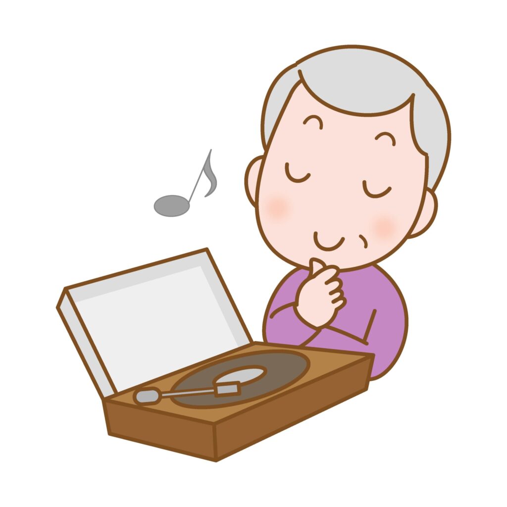 人物のイラスト素材です。 シニ