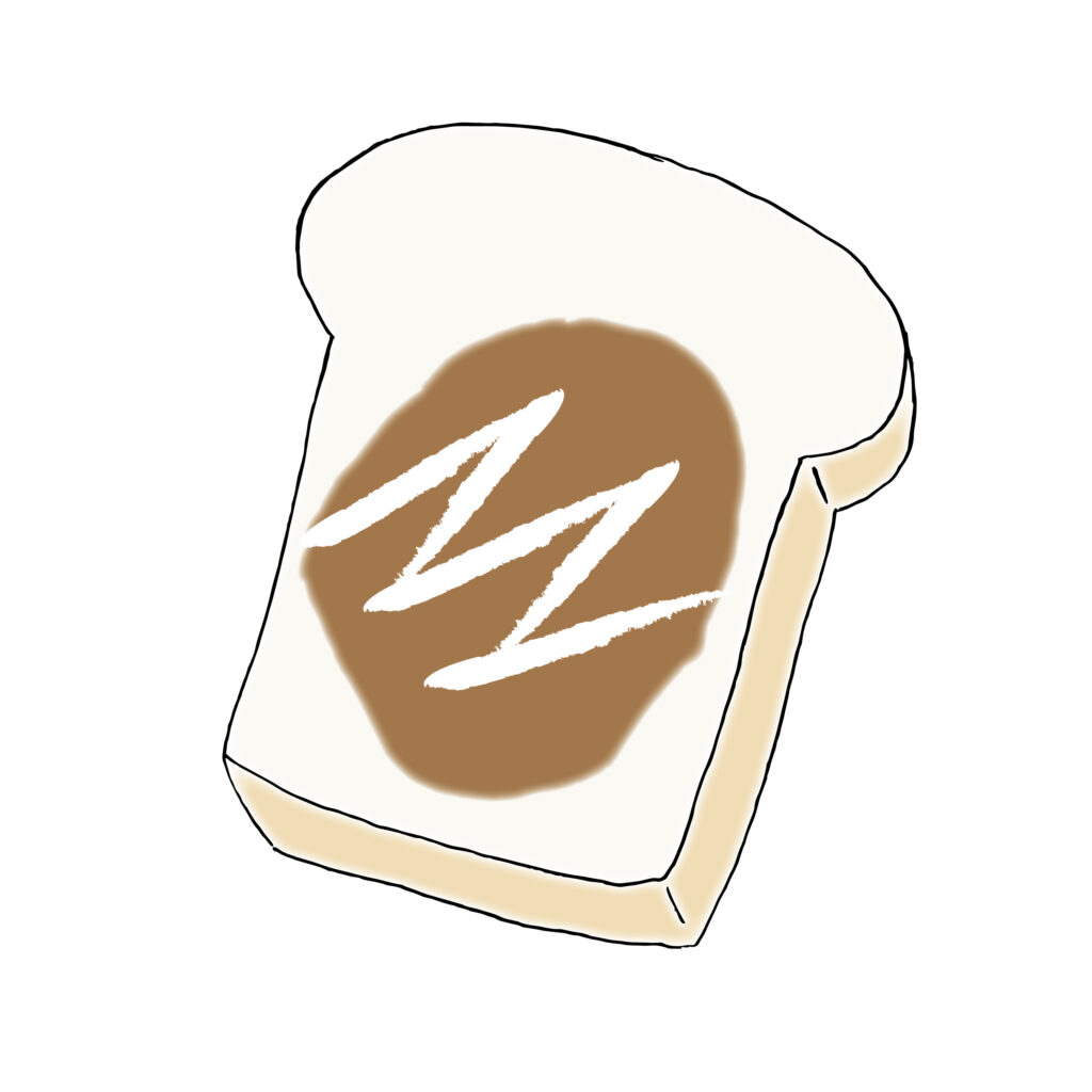 手書きの温かみと食パンのやわら