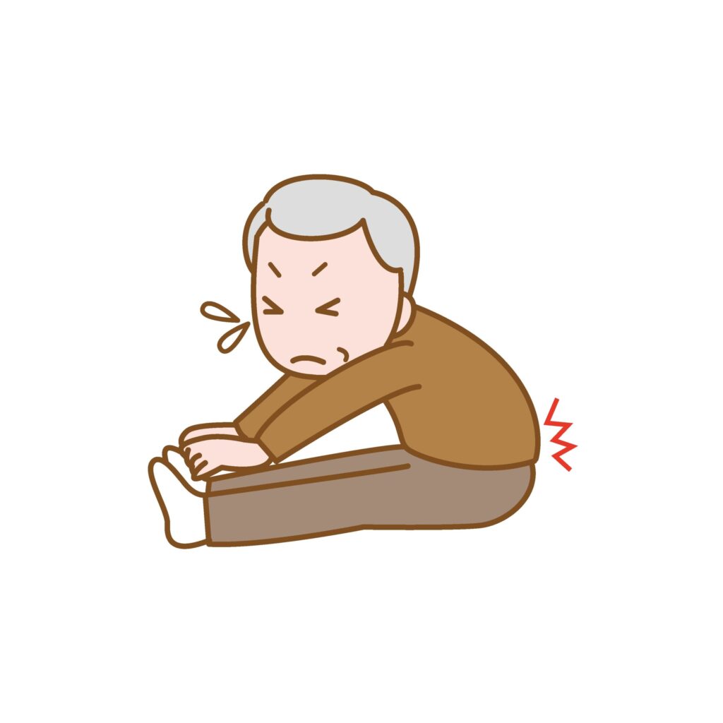 人物のイラスト素材です。 シニ