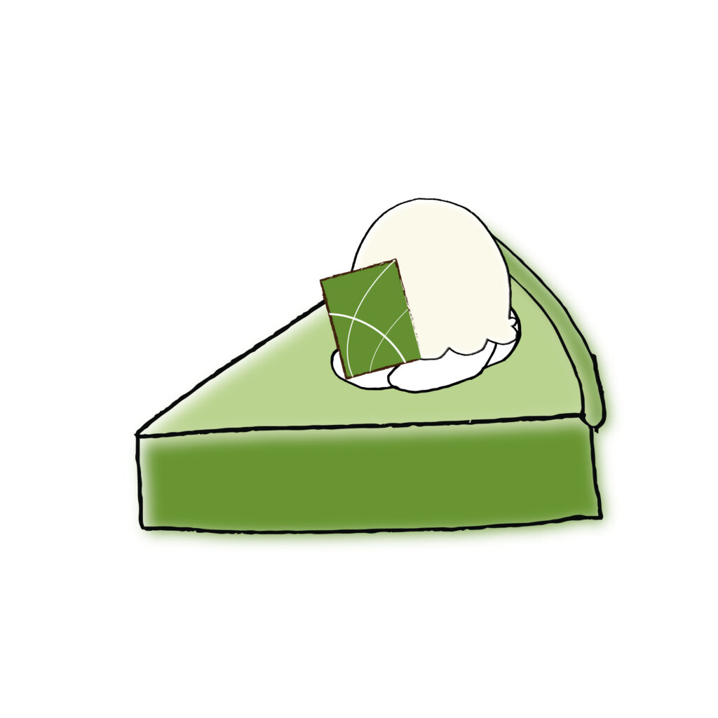 手書きの温かみとケーキのおいし