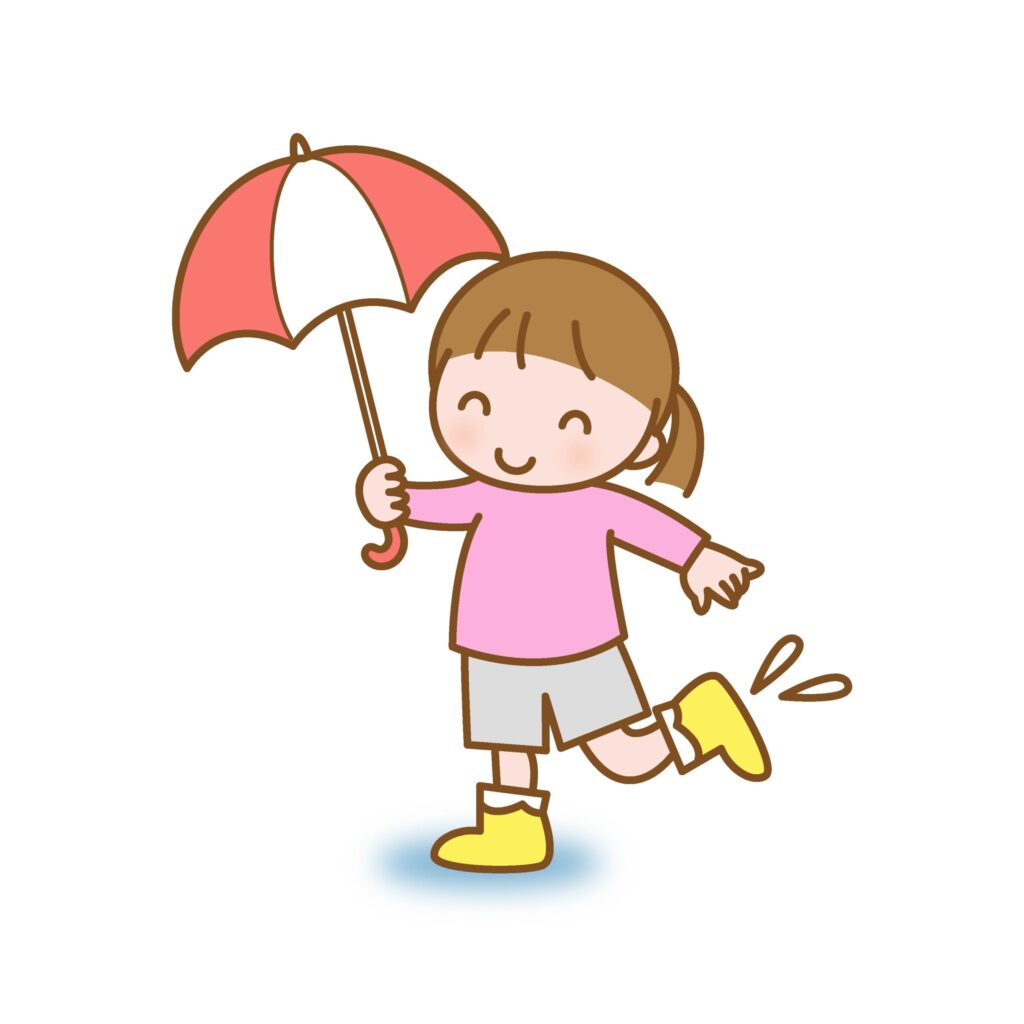 人物のイラスト素材です。 ６月