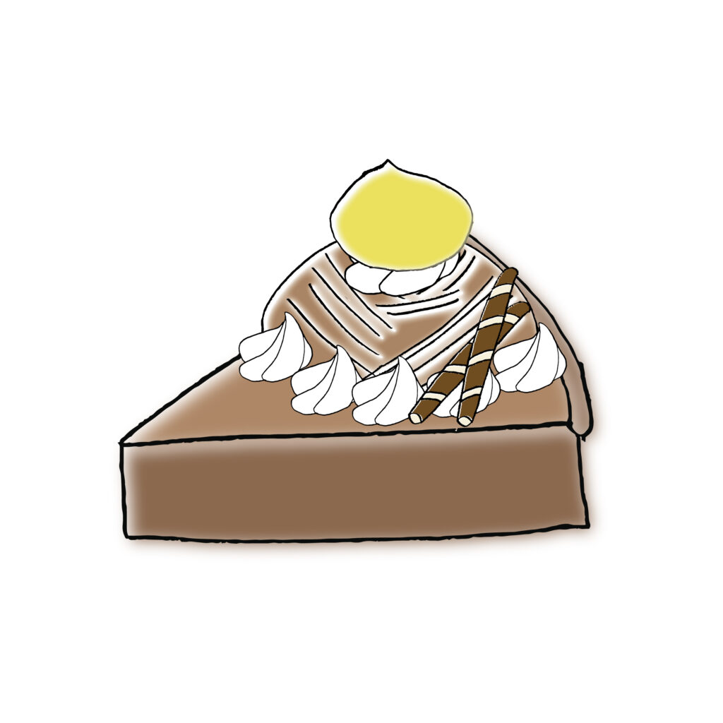 手書きのゆるさと、モンブランの