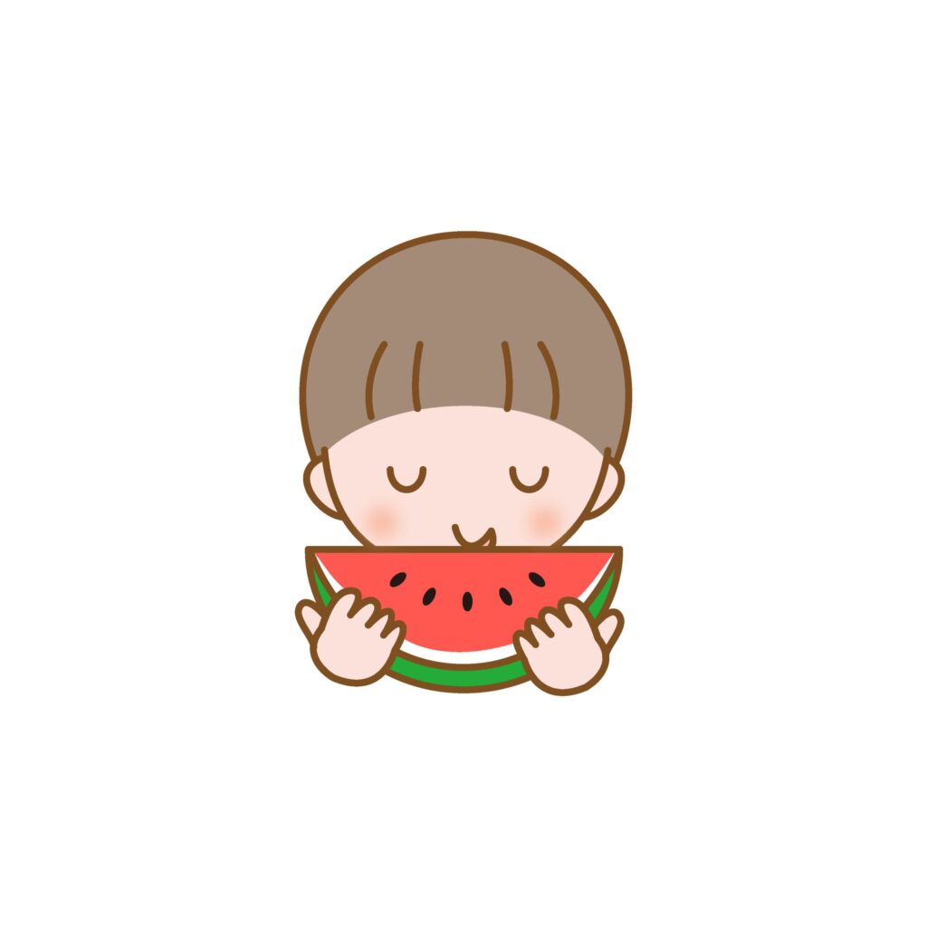 人物のイラスト素材です。 夏を