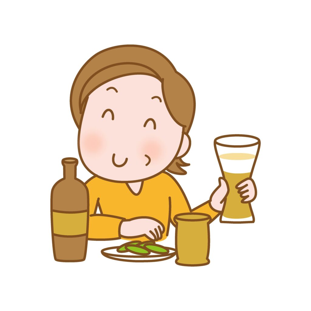 人物のイラスト素材です。 シニ