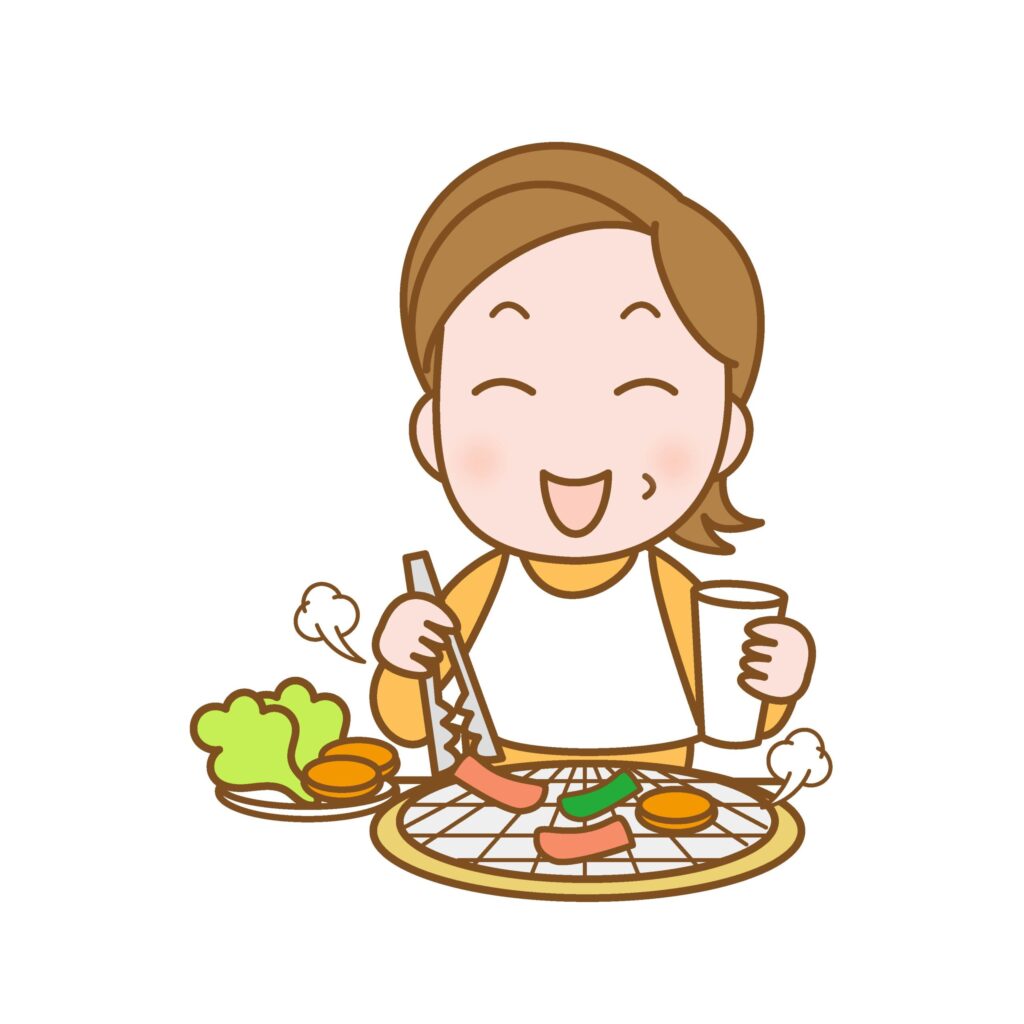 人物のイラスト素材です。 シニ