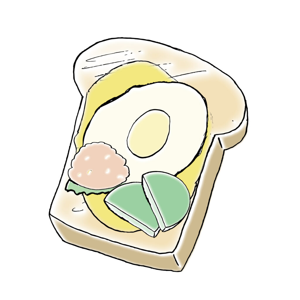 手書きのゆるさと、目玉焼きのプ