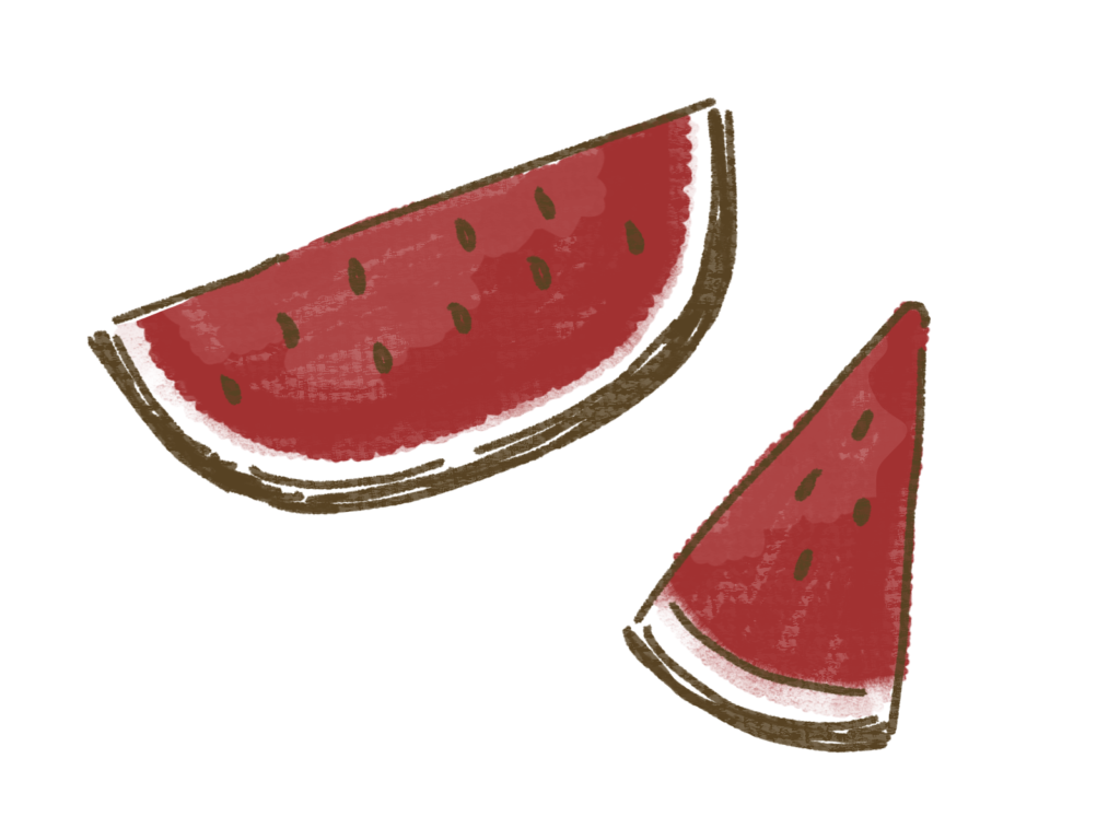 こちらは夏をイメージしたスイカ