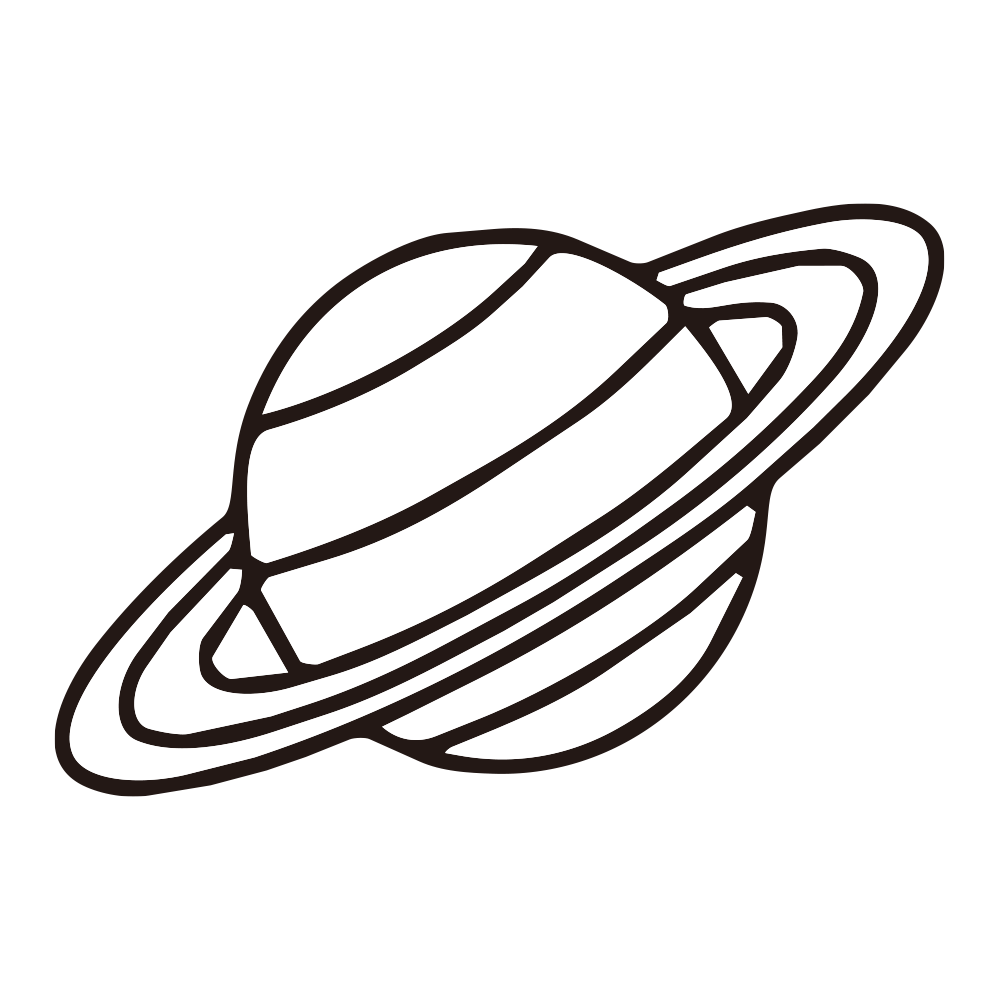 大きな環（リング）をまとった、