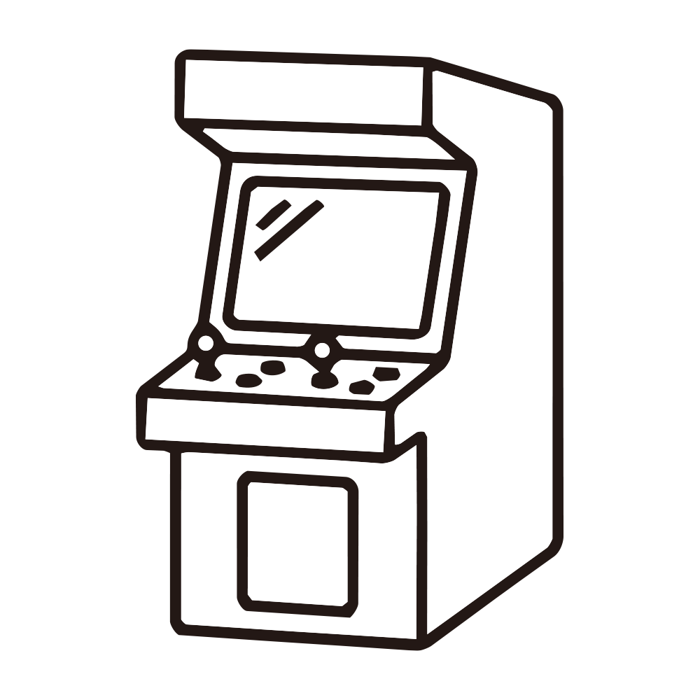 どこか懐かしいレトロなゲームセ