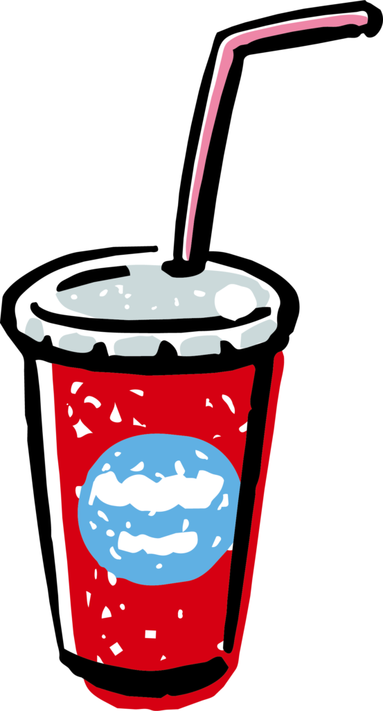 ファストフードのドリンクのイラ
