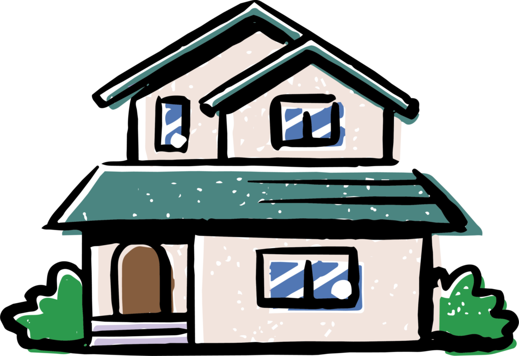 一戸建てのマイホームをイメージ