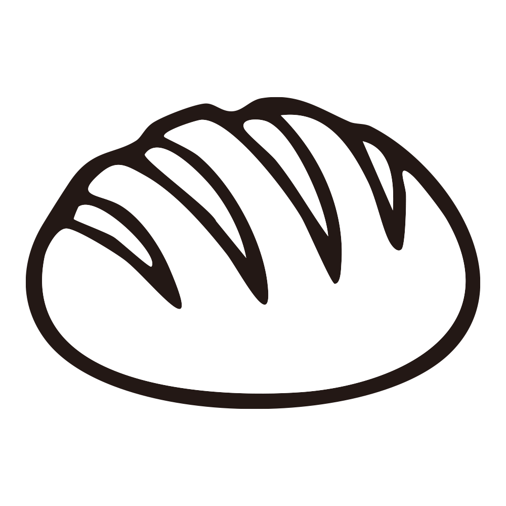 クープ（切り込み）が綺麗に入っ