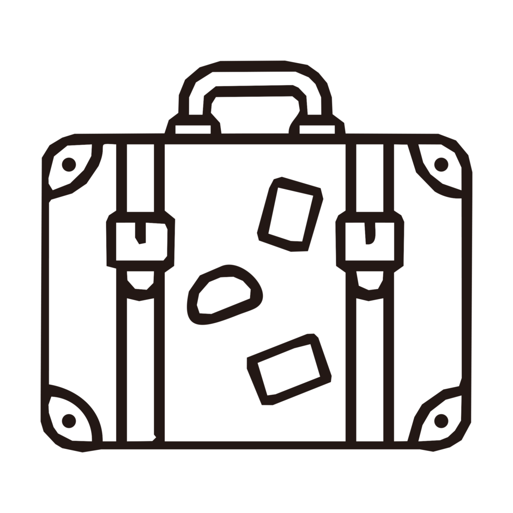 旅先で集めたステッカーがいくつ