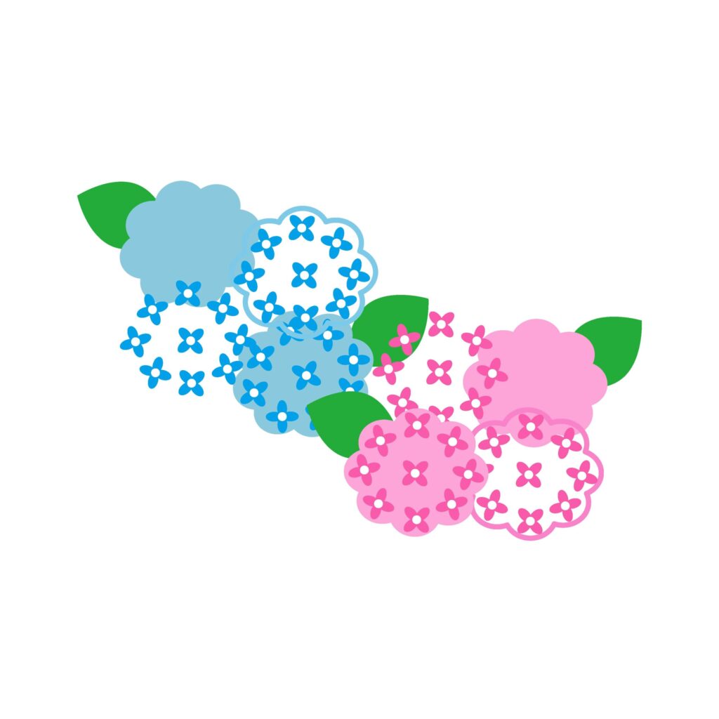 描き方を変えた４パターンのアジ