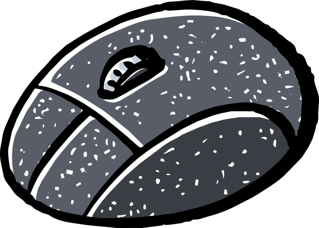 パソコンのマウスのイラストです