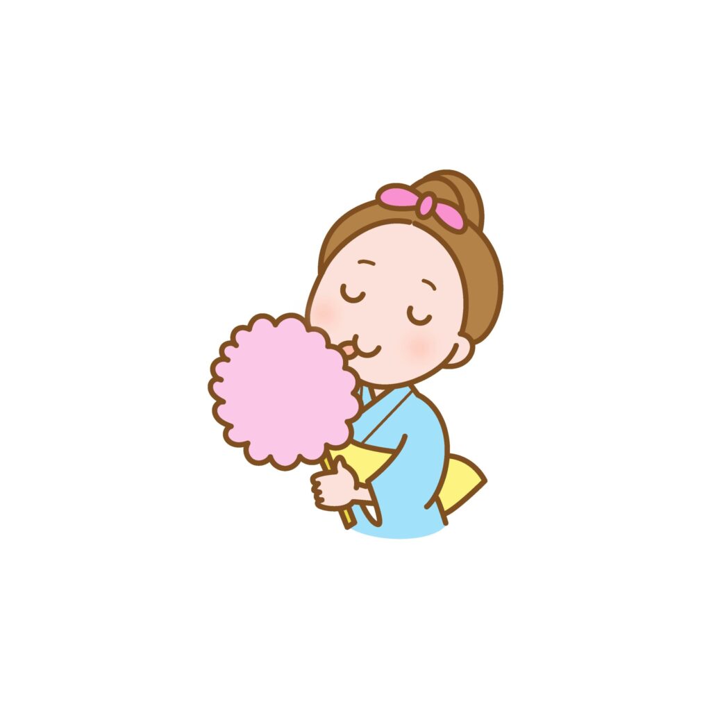 楽しい夏休みを過ごすかわいい子