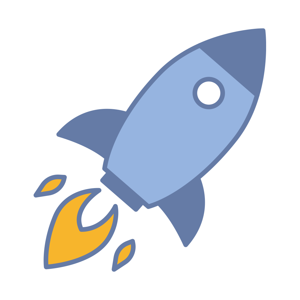 勢いよく宇宙へ飛び立つロケット