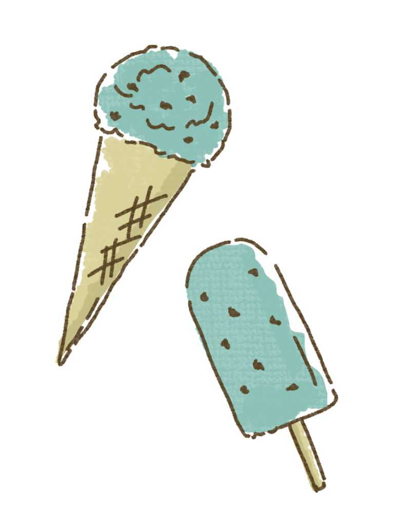 こちらは夏をイメージしたアイス