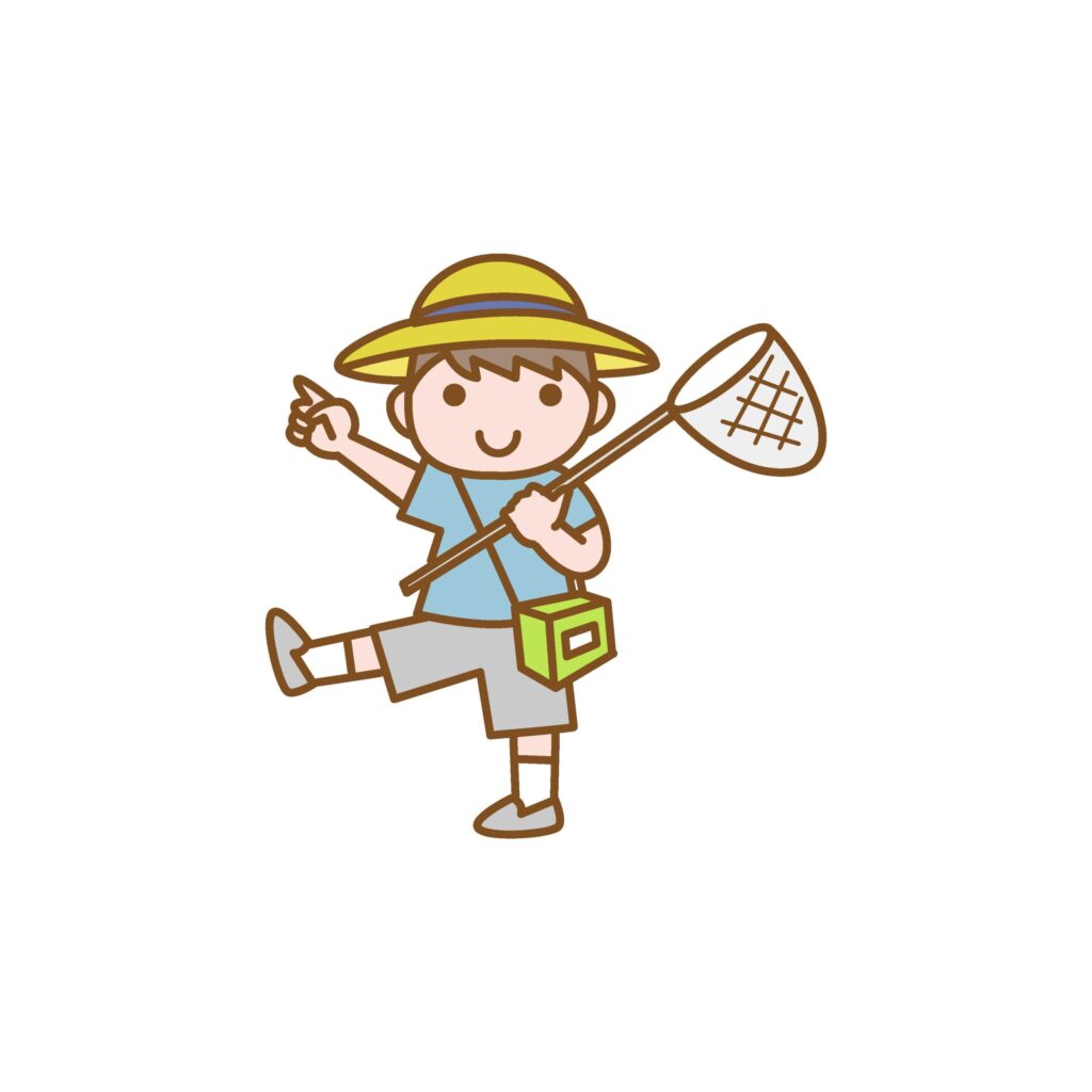 夏休みをイメージした子どものイ