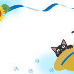 暑中見舞い 暑中見舞いのイラスト入りのテンプレート お店
