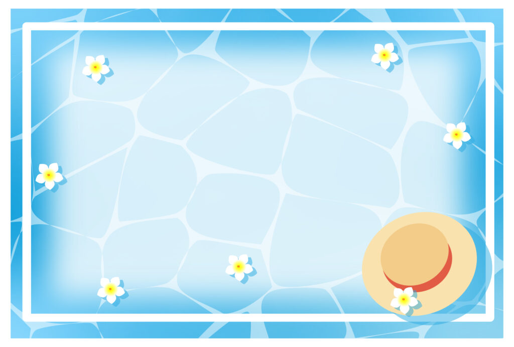 暑中見舞い 暑中見舞いのイラスト入りのテンプレート 夏