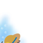 暑中見舞い 暑中見舞いのイラスト入りのテンプレート イラスト入り