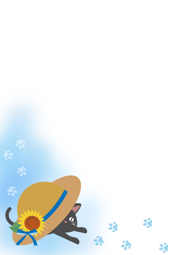 暑中見舞い 暑中見舞いのイラスト入りのテンプレート イラスト入り