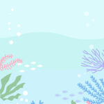 残暑見舞い 残暑見舞いのイラスト入りのテンプレート 海