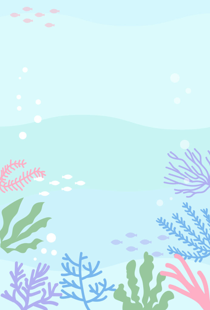 残暑見舞い 残暑見舞いのイラスト入りのテンプレート 海