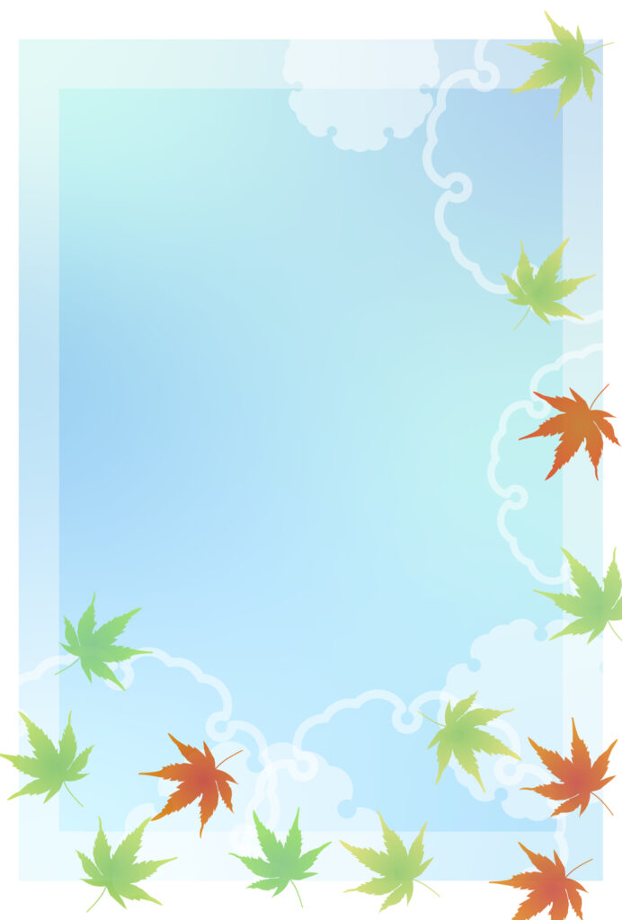 残暑見舞い 残暑見舞いのイラスト入りのテンプレート 挨拶