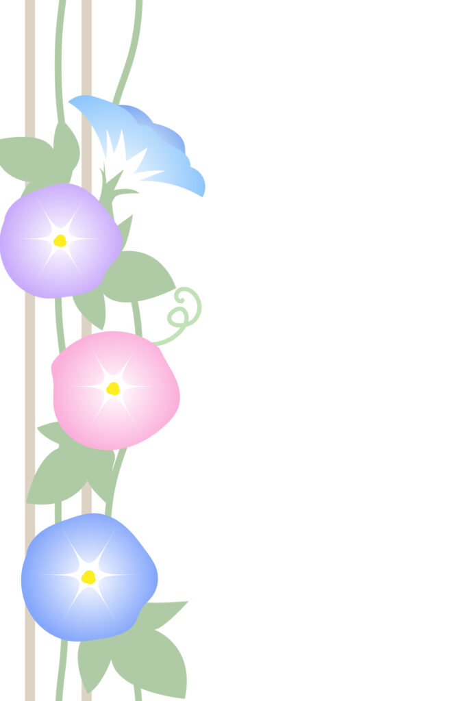 残暑見舞い 残暑見舞いのイラスト入りのテンプレート 和風