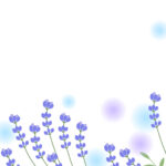 残暑見舞い 残暑見舞いのイラスト入りのテンプレート パープル