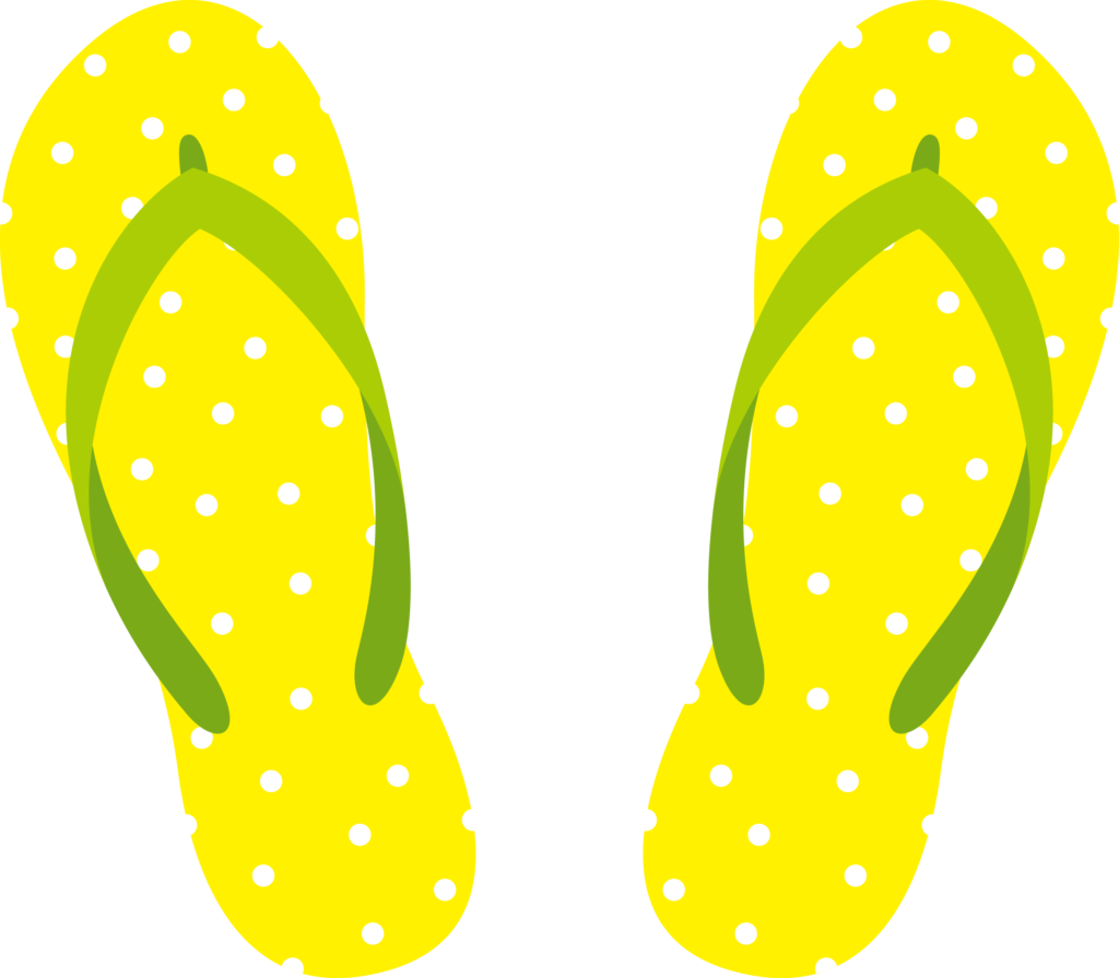 ビーチサンダルのイラストです。