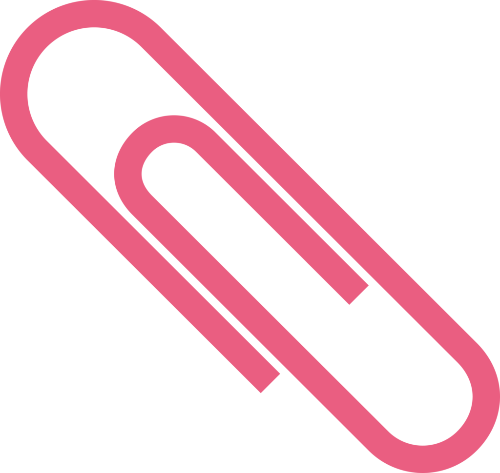 ゼムクリップのイラストです。 