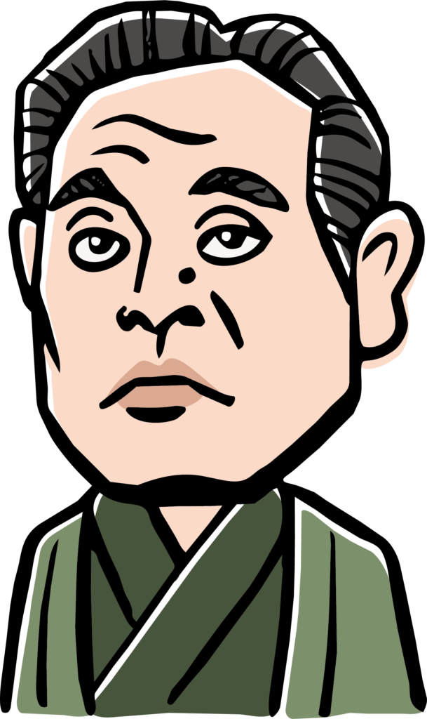 福沢諭吉のイラストです。 いま