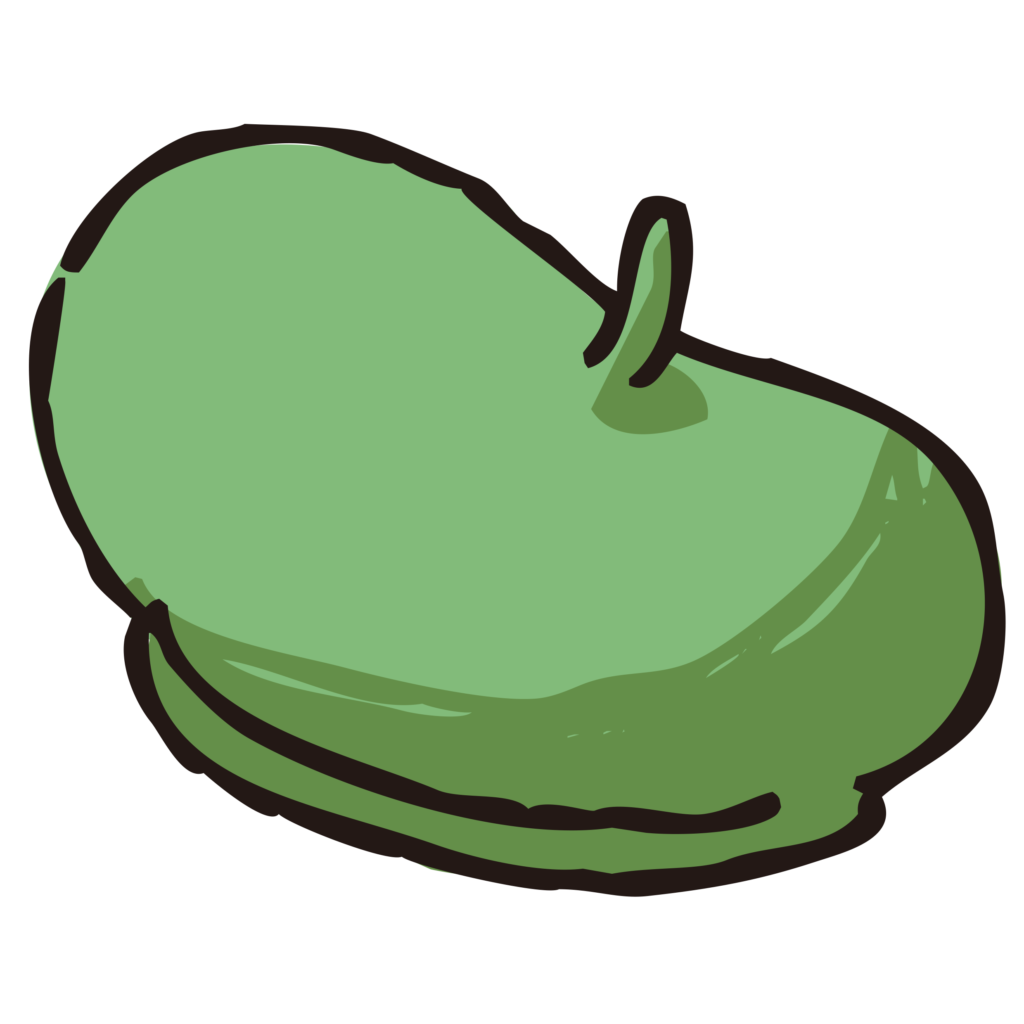 ベレー帽の手書きのイラストです