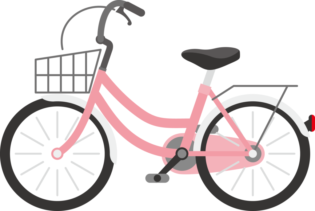 シティサイクルのイラストです。