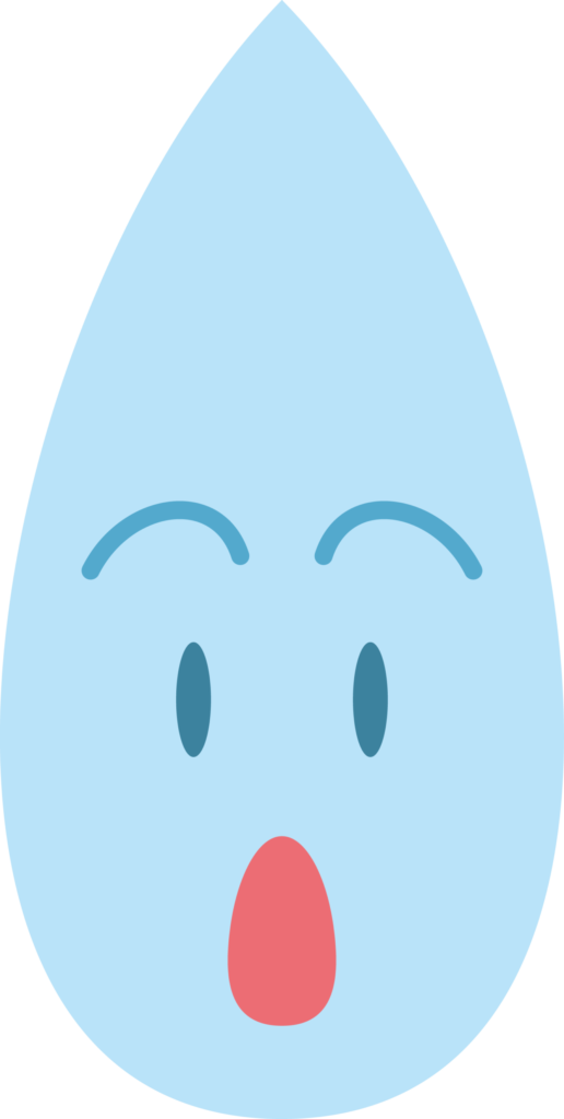 天気のアイコン、雨のイラストで