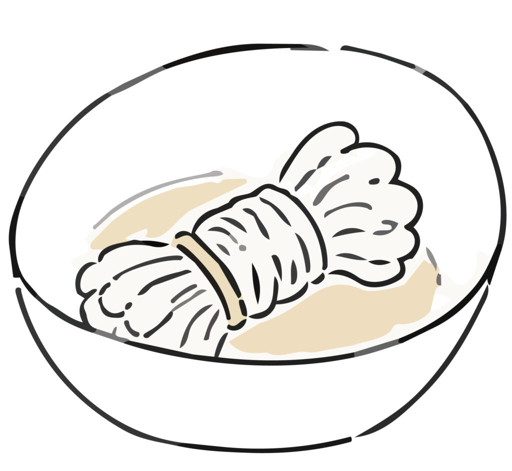 つるつるとした食感が楽しめる、