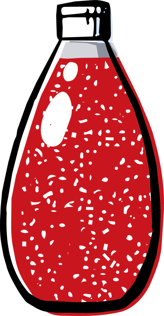 プラスチックのチューブに入った