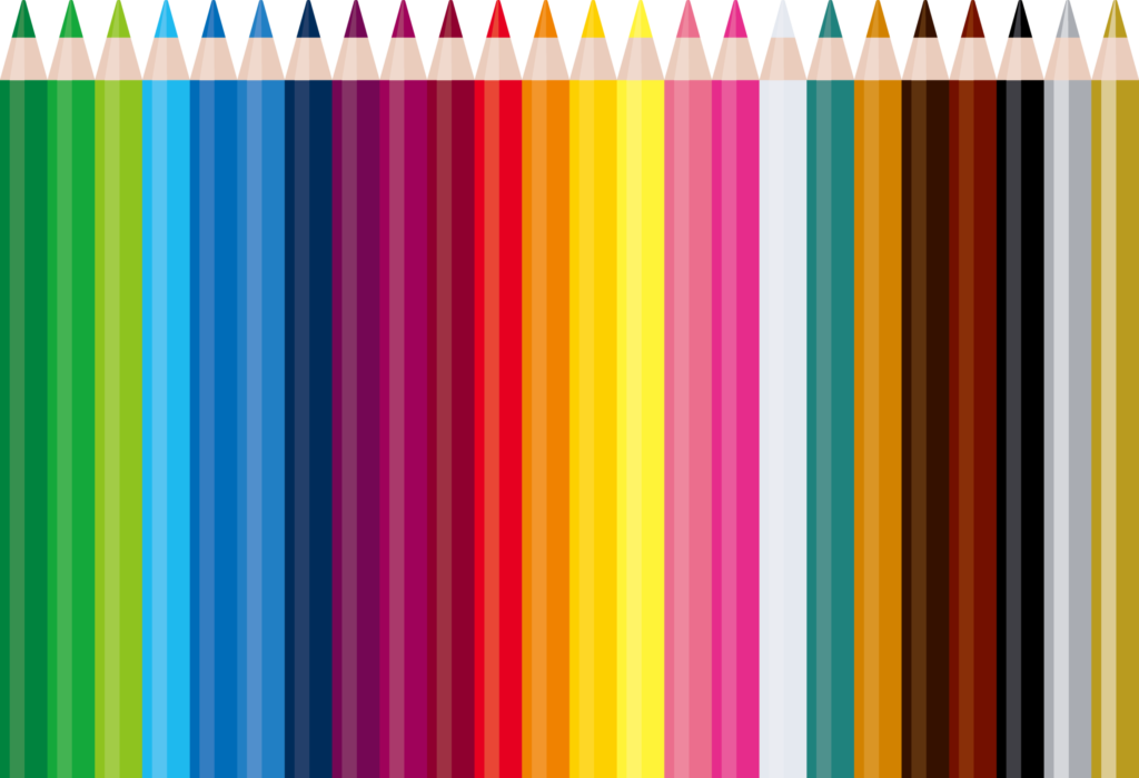 色鉛筆のイラストです。 小学生